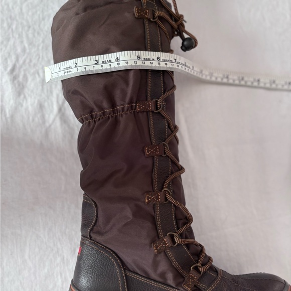 Women’s Pajar Grip Tall Lace Up Water Resistant Lined Snow Boot in Brown Size 9 - Picture 14 of 16